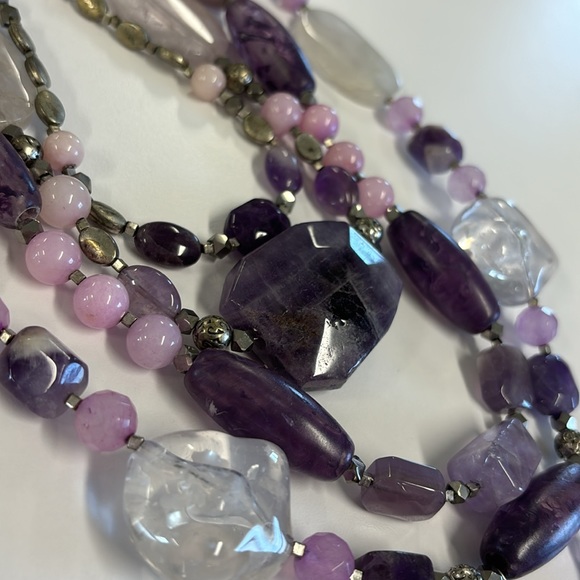 Chicos natural amethyst stone necklace. - Picture 5 of 8